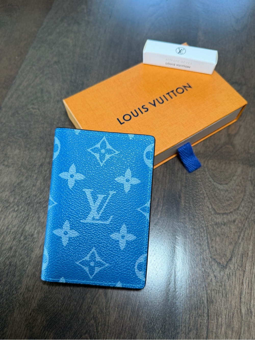Louis Vuitton Blue Monogram Pocket Organizer